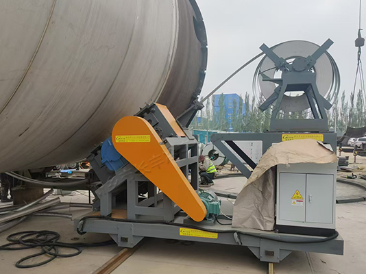 WFY7-133NC釜體罐體外壁半圓管自動纏繞生產線